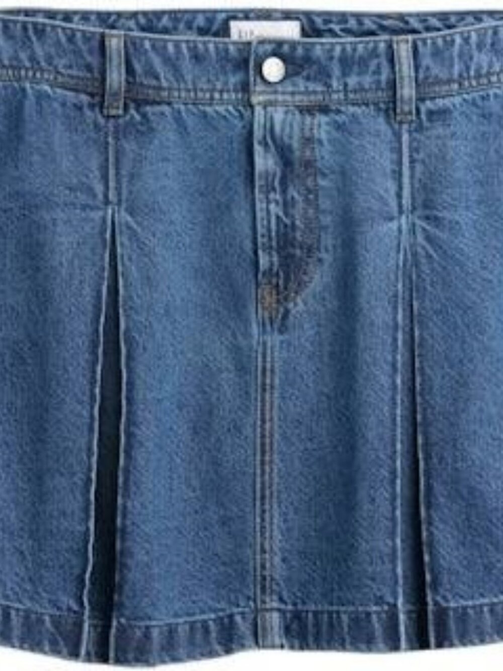 Gap × Sandy Liang Pleated Denim Mini Skirt